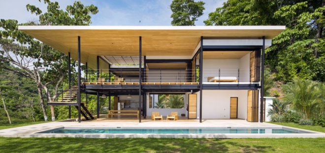 Benjamin Garcia Saxe, Ocean Eye house, Costa Rica, WAN Awards, jungle, terraces, jungle, green architecture, lightweight structure