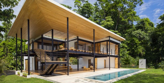 Benjamin Garcia Saxe, Ocean Eye house, Costa Rica, WAN Awards, jungle, terraces, jungle, green architecture, lightweight structure
