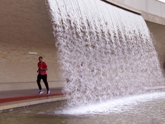 Oxygen Park by AECOM, Oxygen Park in Qatar, Oxygen Park Doha, Oxygen Park Education City, desert park, desert landscape architecture, Doha landscape architecture, subterranean park,