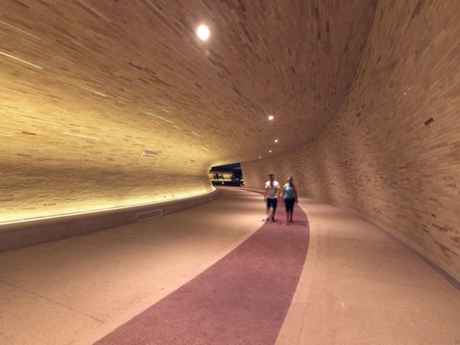 Oxygen Park by AECOM, Oxygen Park in Qatar, Oxygen Park Doha, Oxygen Park Education City, desert park, desert landscape architecture, Doha landscape architecture, subterranean park,