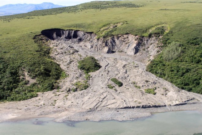 Alaska, Yukon Delta National Wildlife Refuge, permafrost, permafrost thawing, thawing permafrost, permafrost melting, melting permafrost, Alaska permafrost, environment, carbon, climate change, global warming, warming