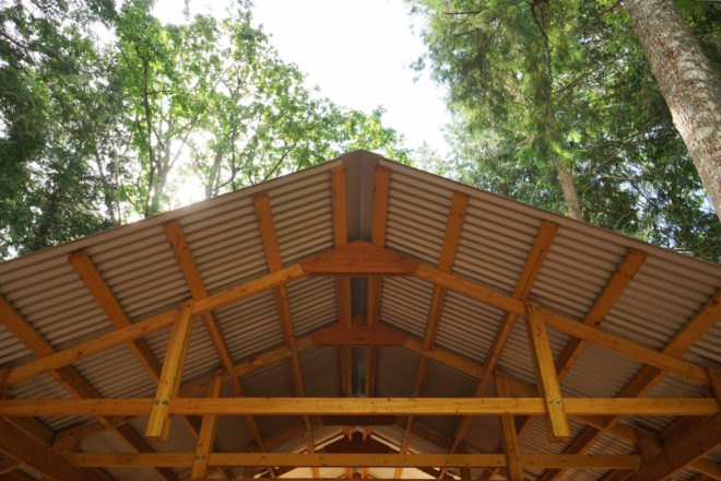 Salamander by University of British Columbia, University of British Columbia SALA, SALA design build, UBC design build, Gambier Island cabins, Gambier Island architecture, design build student architecture projects, Camp Fircom architecture,