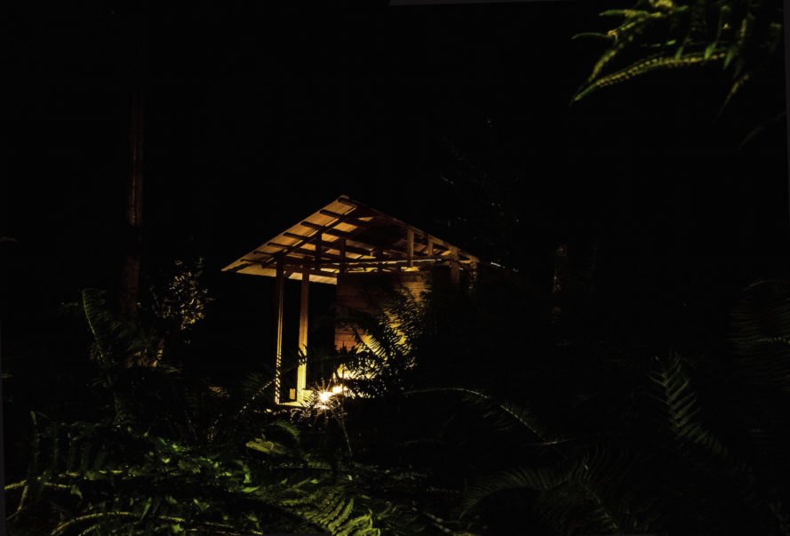 Salamander by University of British Columbia, University of British Columbia SALA, SALA design build, UBC design build, Gambier Island cabins, Gambier Island architecture, design build student architecture projects, Camp Fircom architecture,