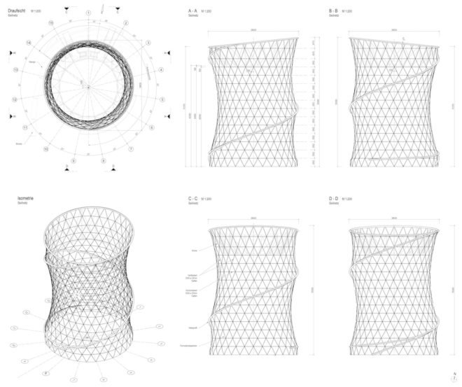 Stadtwerke Heidelberg energy storage tower by LAVA, Heidelberg energy storage tower, publicly accessible energy storage tower, renewable energy storage tower, sculptural energy storage tower, sustainable architecture Heidelberg