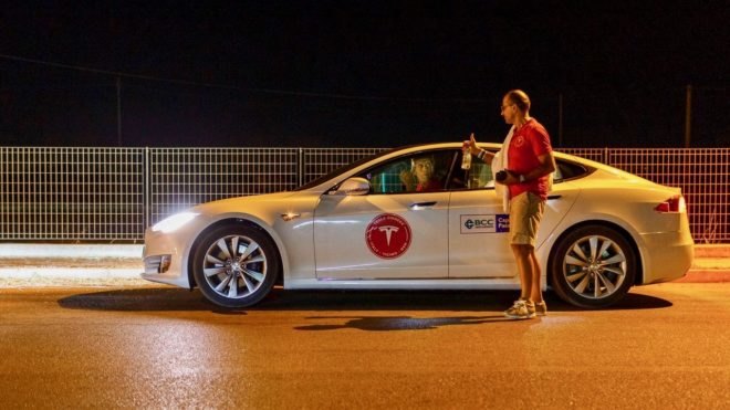 Tesla, tesla model s, Tesla Owners Italia, tesla model s record, model s record, electric car, green car, green transportation, hypermilling, elon musk, Tesla Model S EV Record