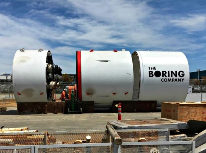 Boring Company, Elon Musk, Hyperloop, Hawthorne, California, Construction, test tunnel, green transportation,