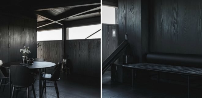 Arcgency, The Krane, Klaus Kastbjerg, coal crane spa, spa retreat copenhagen, spa retreat design, interior design, adaptive reuse, hanging spa, spa crane, coal crane renovation, monochromatic spaces, minimalist spa design, minimalist interiors,