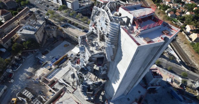 Frank Gehry, Gehry Partners, LUMA Arles, green tower, France, Selldorf Architects, Bas Smets, cultural complex, rehabilitation, artist's studio, stainless steel, LUMA Foundation