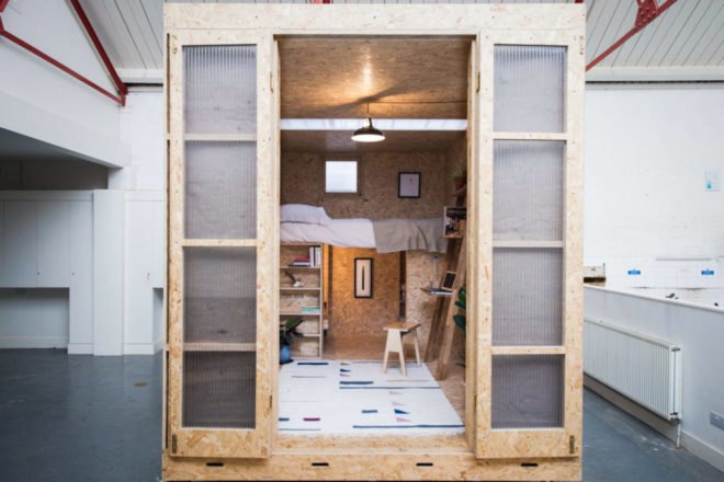 The SHED Project by Studio Bark, The Shed Project by Lowe Guardians, Shed Project modular U-Build, U-Build Modules, Shed Project affordable housing, Shed Project London, UK housing crisis architecture solutions, mobile micro homes London,