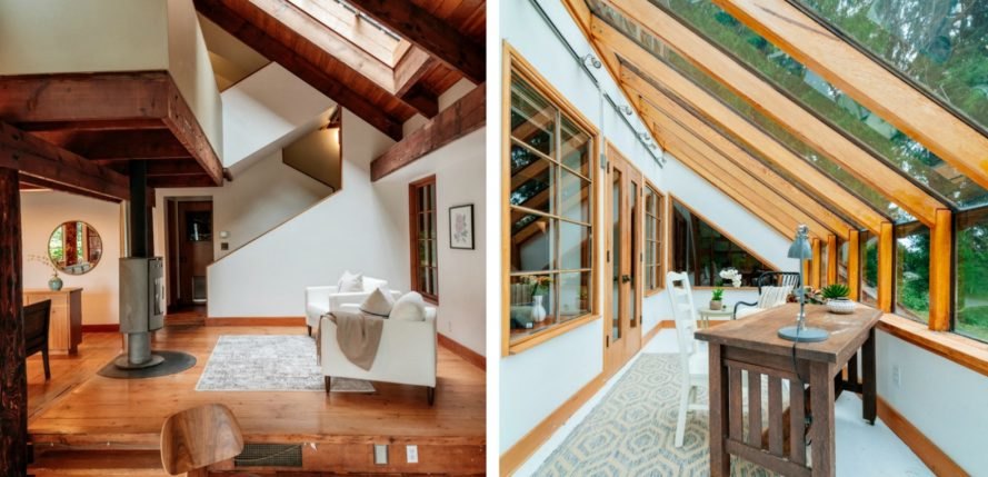Jason McLennan, tree house tower, pugent sound tree house, seattle architecture, leo decaprio, reclaimed wood, reclaimed boat parts, home design, interior design, reclaimed furniture, green interior design, green architecture, porthole windows, Bainbridge Island, Bainbridge Island homes,