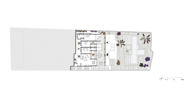 Tudor apartments, Urko Sánchez Architects, green facade, natural ventilation, Kenya, green architecture, minimize heat gain, terraces, green patio, panoramic views, natural light