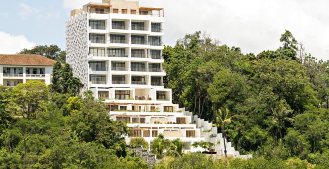 Tudor apartments, Urko Sánchez Architects, green facade, natural ventilation, Kenya, green architecture, minimize heat gain, terraces, green patio, panoramic views, natural light