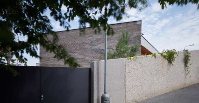 Villa H, Atelier 6, green architecture, Prague, cladding, Czech Republic, mosaic, elevator, terraced garden