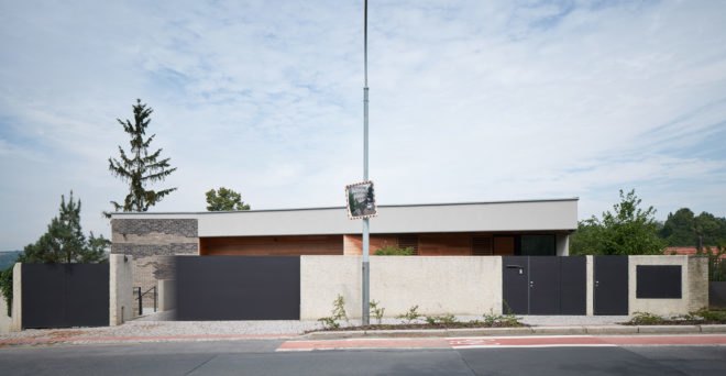 Villa H, Atelier 6, green architecture, Prague, cladding, Czech Republic, mosaic, elevator, terraced garden