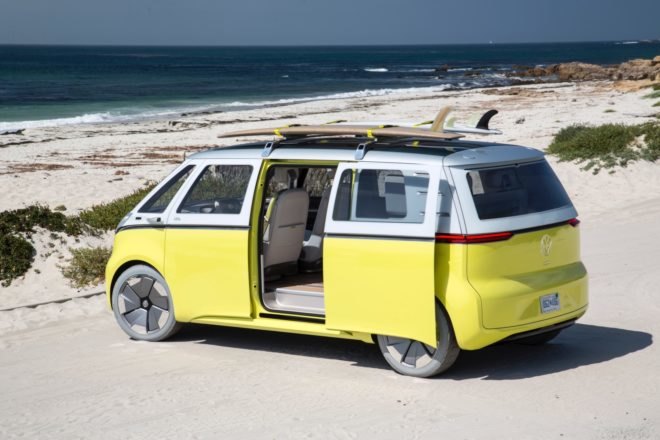 volkswagen, volkswagen i.d. buzz concept, volkswagen, microbus, electric car, volkswagen i.d. concept, electric car, green car, electric motor, automotive, vw, vw i.d. buzz concept, vw microbus, electric microbus