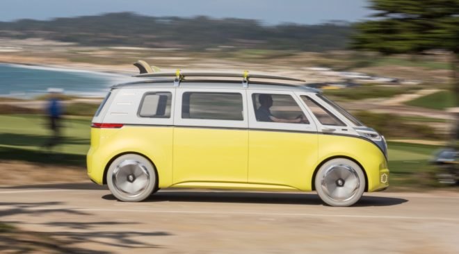 volkswagen, volkswagen i.d. buzz concept, volkswagen, microbus, electric car, volkswagen i.d. concept, electric car, green car, electric motor, automotive, vw, vw i.d. buzz concept, vw microbus, electric microbus