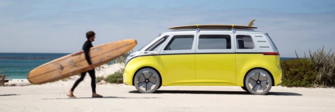 volkswagen, volkswagen i.d. buzz concept, volkswagen, microbus, electric car, volkswagen i.d. concept, electric car, green car, electric motor, automotive, vw, vw i.d. buzz concept, vw microbus, electric microbus