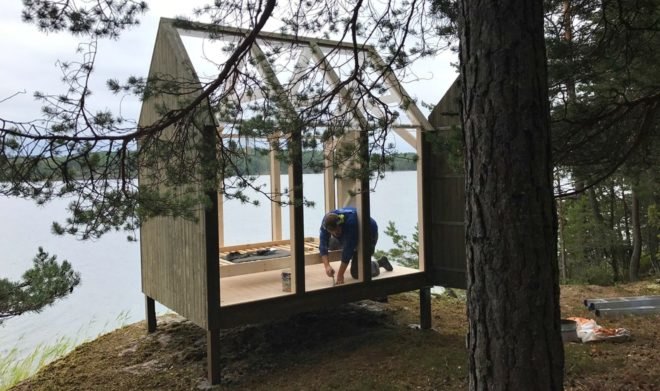 72 Hour Cabin, Jeanna Berger glass cabin sweden, glass cabin contest sweden, cabin design, glass homes, off grid cabins, swedish nature, chillout cabins, off grid retreats, glass buildings, custom-built cabins, nature studies, glass structures, off grid retreats, swedish cabins, cabins in sweden