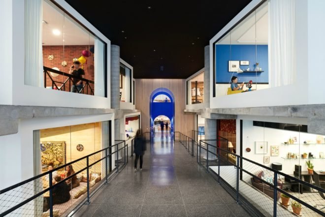 WRNS architects, airbnb office san francisco, 999 Brannan street, airbnb office design, office design, san francisco office design, san franciso architecture, interior design, airbnb environments, international interior design, natural light,