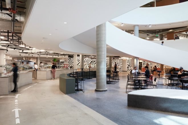 WRNS architects, airbnb office san francisco, 999 Brannan street, airbnb office design, office design, san francisco office design, san franciso architecture, interior design, airbnb environments, international interior design, natural light,