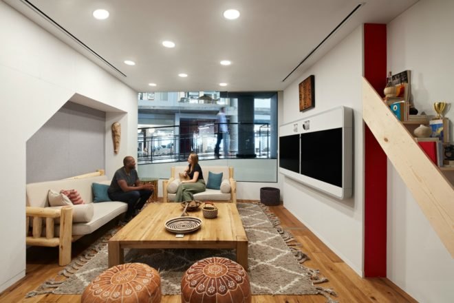 WRNS architects, airbnb office san francisco, 999 Brannan street, airbnb office design, office design, san francisco office design, san franciso architecture, interior design, airbnb environments, international interior design, natural light,