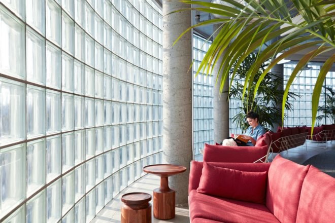 WRNS architects, airbnb office san francisco, 999 Brannan street, airbnb office design, office design, san francisco office design, san franciso architecture, interior design, airbnb environments, international interior design, natural light,