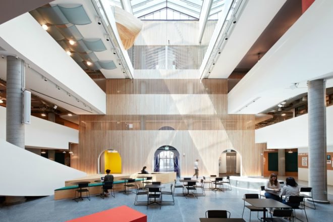 WRNS architects, airbnb office san francisco, 999 Brannan street, airbnb office design, office design, san francisco office design, san franciso architecture, interior design, airbnb environments, international interior design, natural light,