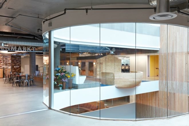 WRNS architects, airbnb office san francisco, 999 Brannan street, airbnb office design, office design, san francisco office design, san franciso architecture, interior design, airbnb environments, international interior design, natural light,