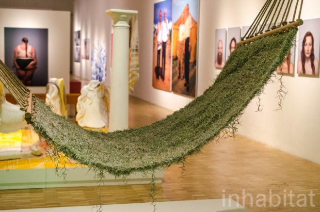 Naturalise, Ainhoa Garmendia, hammock, living furniture, soil-less plants, Spanish Moss, Tillandsia Usneoides, eco-fabric