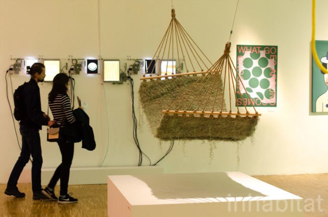 Naturalise, Ainhoa Garmendia, hammock, living furniture, soil-less plants, Spanish Moss, Tillandsia Usneoides, eco-fabric