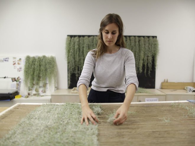 Naturalise, Ainhoa Garmendia, hammock, living furniture, soil-less plants, Spanish Moss, Tillandsia Usneoides, eco-fabric
