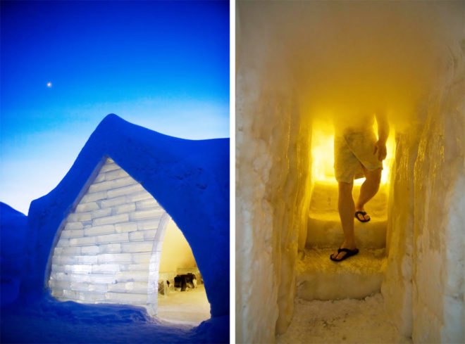 Arctic SnowHotel, Arctic SnowHotel & Glass Igloos, glass igloo, glass igloos, snow hotel, snow hotels, hotel, hotels, Snow Sauna, sauna, saunas, ice bar, ice restaurant, Jacuzzi, Finland, travel