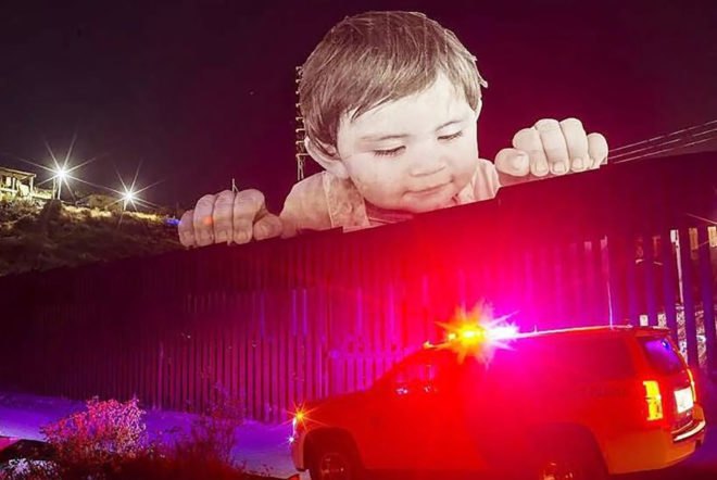 United States, Mexico, border wall, prejudice, division, street artist, JR, activism, social issues, public design, art installation,