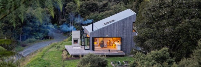 Back Country House by LTD Architectural, Back Country House by David Maurice. David Maurice by LTD Architectural, locally sourced materials cabin, bandsawn macrocarpa, macrocarpa cabin, timber and iron cabin, passive heating and ventilation cabin,