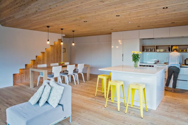 Back Country House by LTD Architectural, Back Country House by David Maurice. David Maurice by LTD Architectural, locally sourced materials cabin, bandsawn macrocarpa, macrocarpa cabin, timber and iron cabin, passive heating and ventilation cabin,