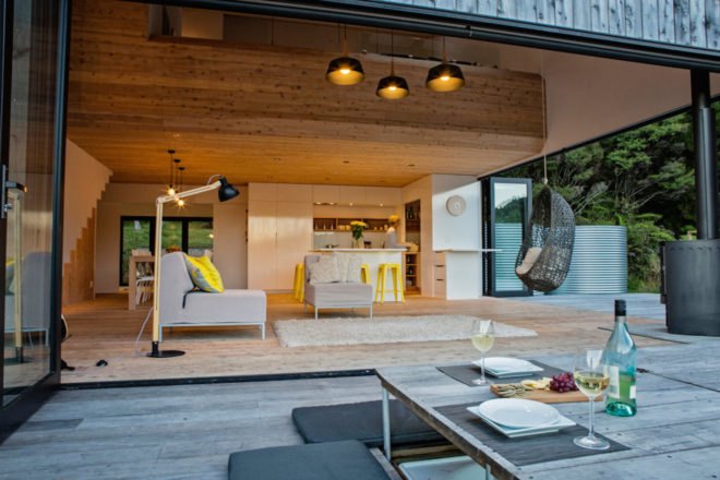 Back Country House by LTD Architectural, Back Country House by David Maurice. David Maurice by LTD Architectural, locally sourced materials cabin, bandsawn macrocarpa, macrocarpa cabin, timber and iron cabin, passive heating and ventilation cabin,