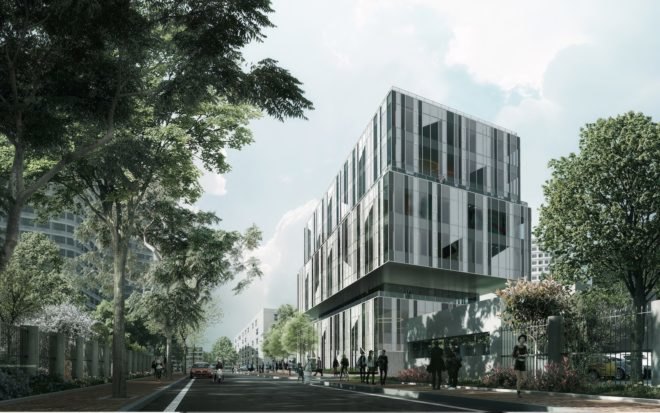 CaoHeJing Guigu Creative Headquarters by Schmidt Hammer Lassen Architects, CaoHeJing Hi-Tech Park, CaoHeJing Guigu Creative Headquarters, Schmidt Hammer Lassen Shanghai, Shanghai LEED Gold, Shanghai tech incubator