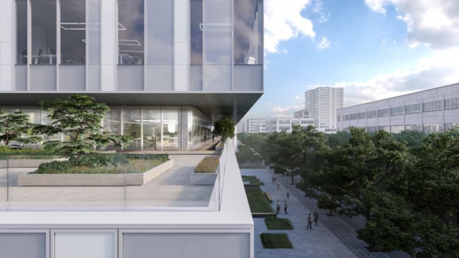 CaoHeJing Guigu Creative Headquarters by Schmidt Hammer Lassen Architects, CaoHeJing Hi-Tech Park, CaoHeJing Guigu Creative Headquarters, Schmidt Hammer Lassen Shanghai, Shanghai LEED Gold, Shanghai tech incubator