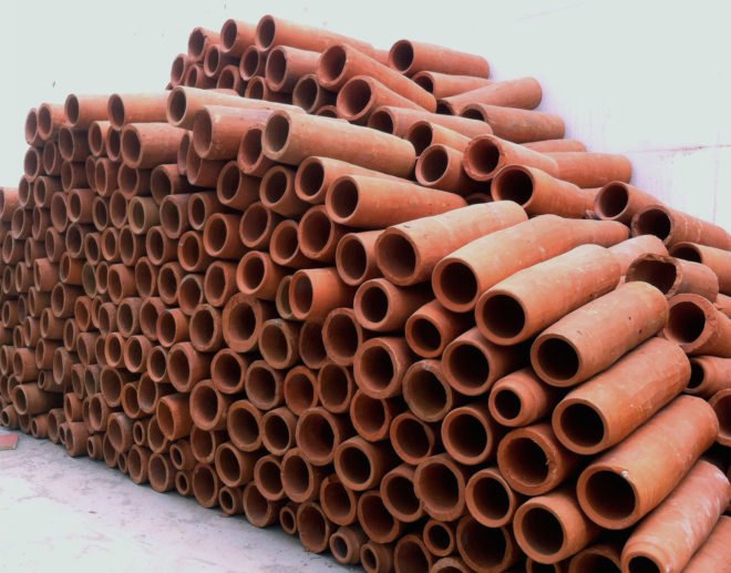 Ant Studio, DEKI Electronics air conditioner, natural cooling installation, evaporative cooling clay installation, zero energy air conditioner, evaporation and clay art, beautiful air conditioners