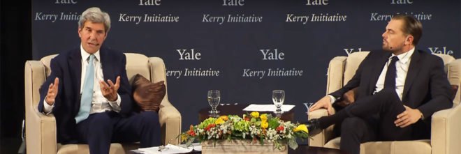 Leonardo DiCaprio, Leonardo DiCaprio Foundation, LDF, Yale Climate Conference, John Kerry, grants, grant, money, climate action, climate solutions, climate change, environment, conservation