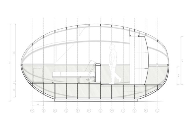 Mr Plocq's Caballon, Loire river estuary, Aurélie Poirrier, Igor-Vassili Pouchkarevtch-Dragoche, Vincent O’Connor, pod living, pod cabins, pod getways france, wooden pods, off grid retreats, off grid pods, camping pods, Émile Plocq, bird watching pods, movable housing, Loirestua, wooden pods, bird watching, off grid wooden pods