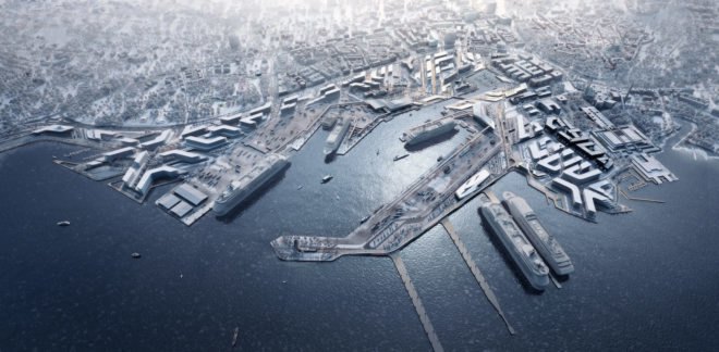 Port of Tallinn Masterplan by Zaha Hadid Architects, Port of Tallinn Masterplan, Port of Tallinn, Old City Harbor Tallinn, pedestrian friendly Tallinn, Zaha Hadid Architects masterplan, port redevelopment masterplan,
