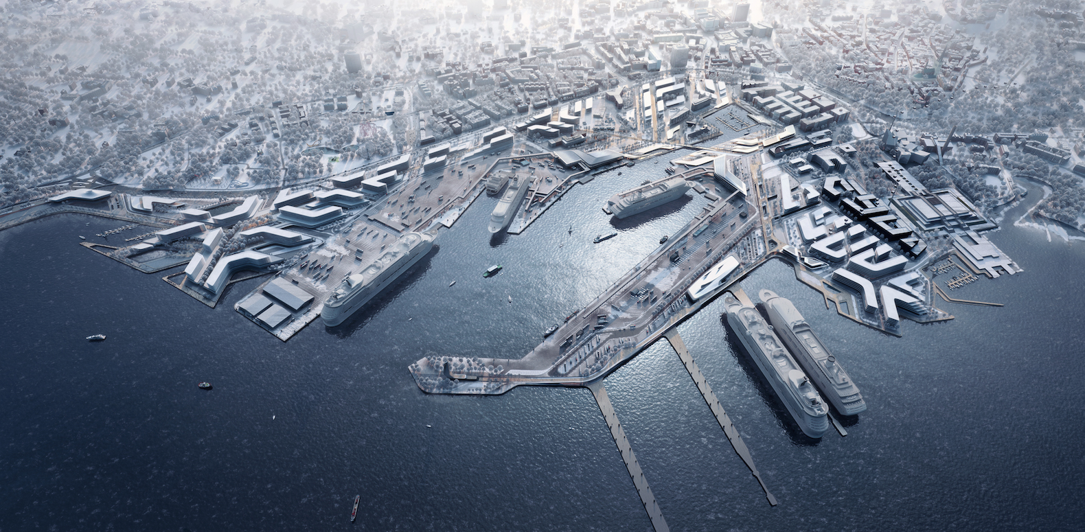 Port of Tallinn Masterplan by Zaha Hadid Architects, Port of Tallinn Masterplan, Port of Tallinn, Old City Harbor Tallinn, pedestrian friendly Tallinn, Zaha Hadid Architects masterplan, port redevelopment masterplan,