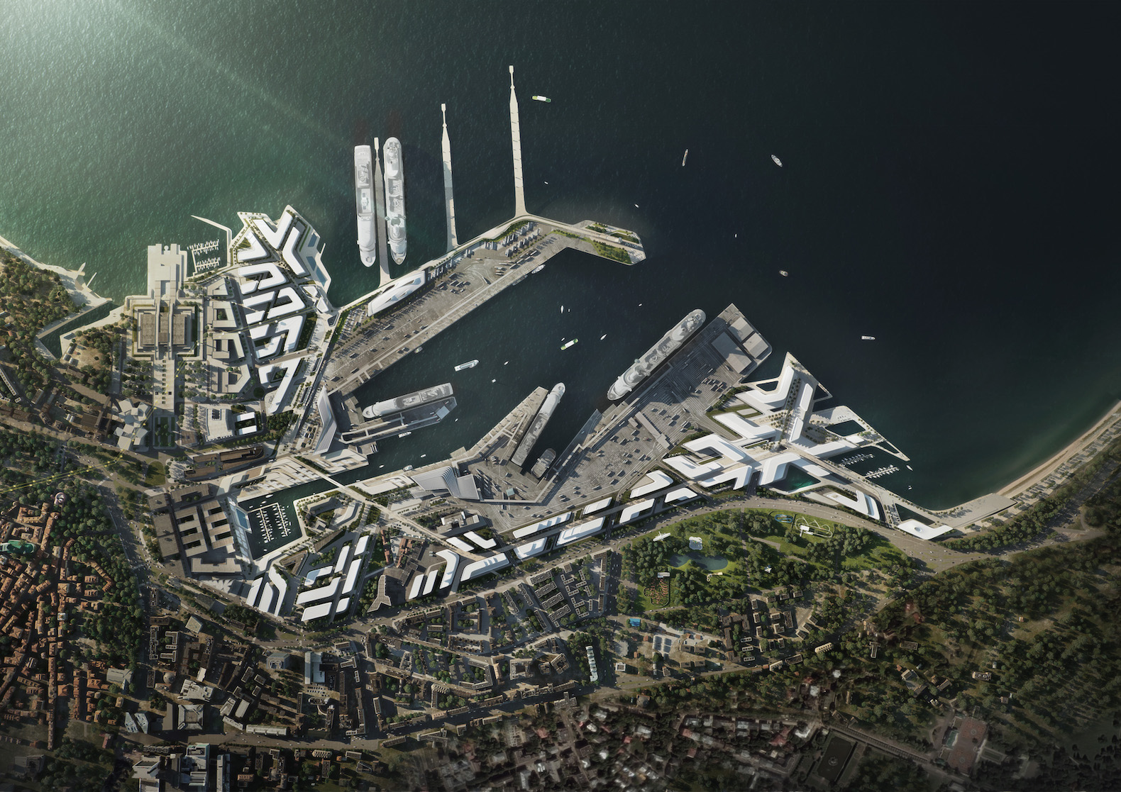 Port of Tallinn Masterplan by Zaha Hadid Architects, Port of Tallinn Masterplan, Port of Tallinn, Old City Harbor Tallinn, pedestrian friendly Tallinn, Zaha Hadid Architects masterplan, port redevelopment masterplan,
