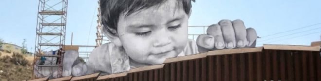 United States, Mexico, border wall, prejudice, division, street artist, JR, activism, social issues, public design, art installation,