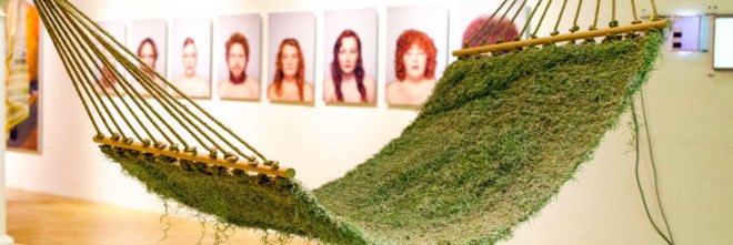 Naturalise, Ainhoa Garmendia, hammock, living furniture, soil-less plants, Spanish Moss, Tillandsia Usneoides, eco-fabric