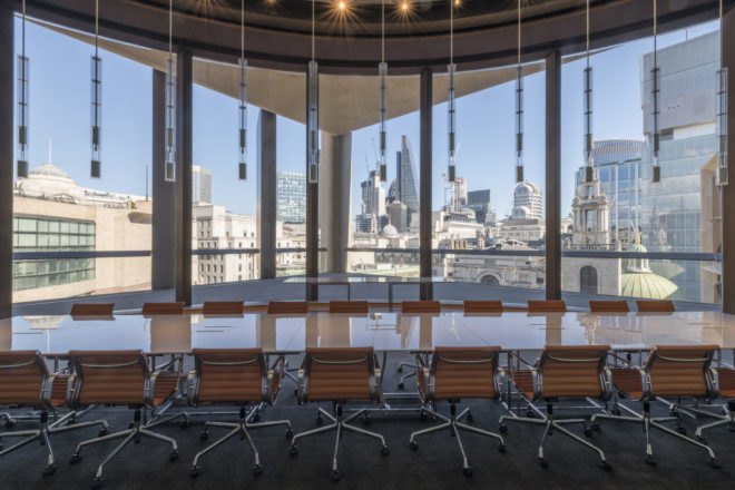 Bloomberg London HQ by Foster + Partners, London Bloomberg office, BREEAM Outstanding architecture, BREEAM Outstanding offices, sandstone and bronze architecture, sustainable office design, world’s most sustainable office