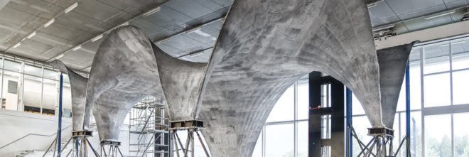 ETH Zurich, Swiss Federal Institute of Technology Zurich, Switzerland, HiLo, Empa, concrete, concrete roof, ultra-thin concrete, ultra-thin concrete roof, ultra-thin, building material, building materials, roof, roofs, roofing, architecture