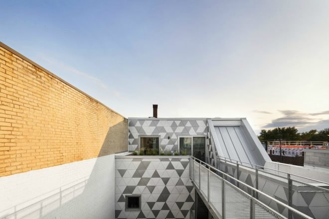 ADHOC Architectes, La Géode, montreal architecture, geode house montreal, geometric geode home, leed certified buildings canada, leed v4 certifications, green design, sustainable design, urban design, canadian architecture, montreal buildings,