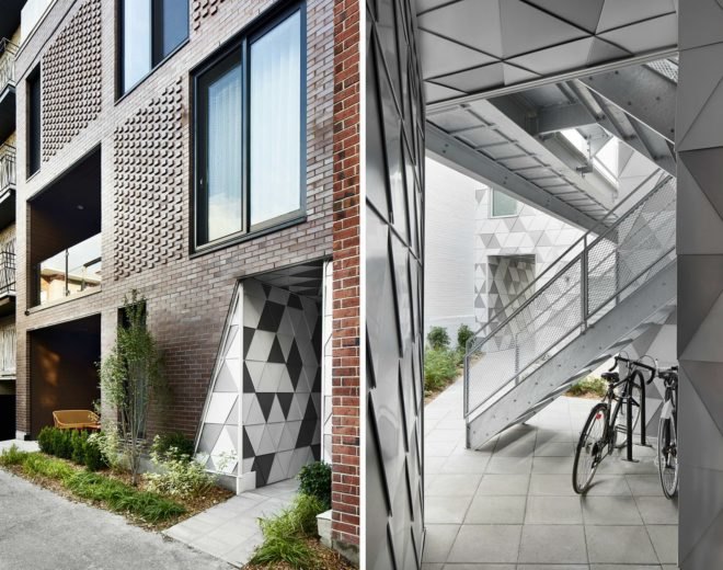 ADHOC Architectes, La Géode, montreal architecture, geode house montreal, geometric geode home, leed certified buildings canada, leed v4 certifications, green design, sustainable design, urban design, canadian architecture, montreal buildings,